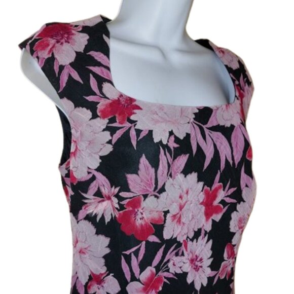 HOST PICK !!! Vintage Floral Dress Size 8 Petite - Picture 3 of 4